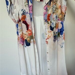 Maeve Multicolor Floral Button-Up Dress